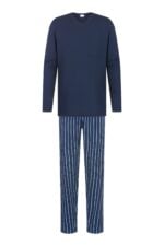 Mey pyjama full length yacht blue