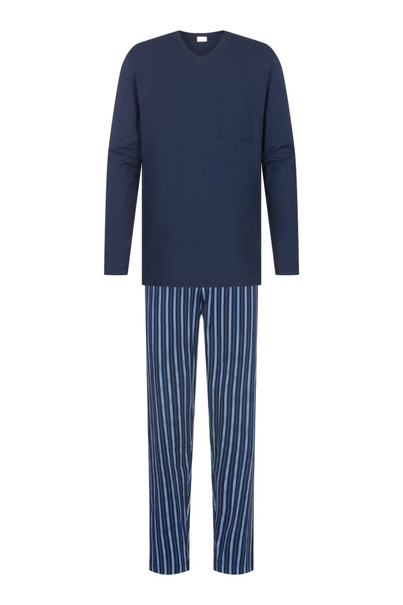 Mey pyjama full length yacht blue | Lingerie By M