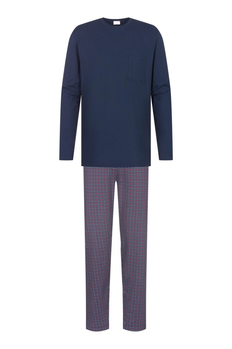 Mey pyjama full length yacht blue | Lingerie By M