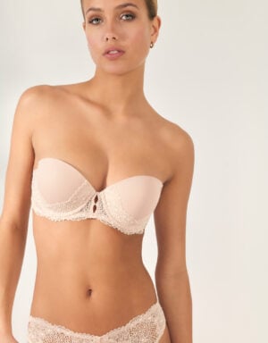 Promise Luxury QUARTZ Balconette bh voorgevormd strapless powder pink