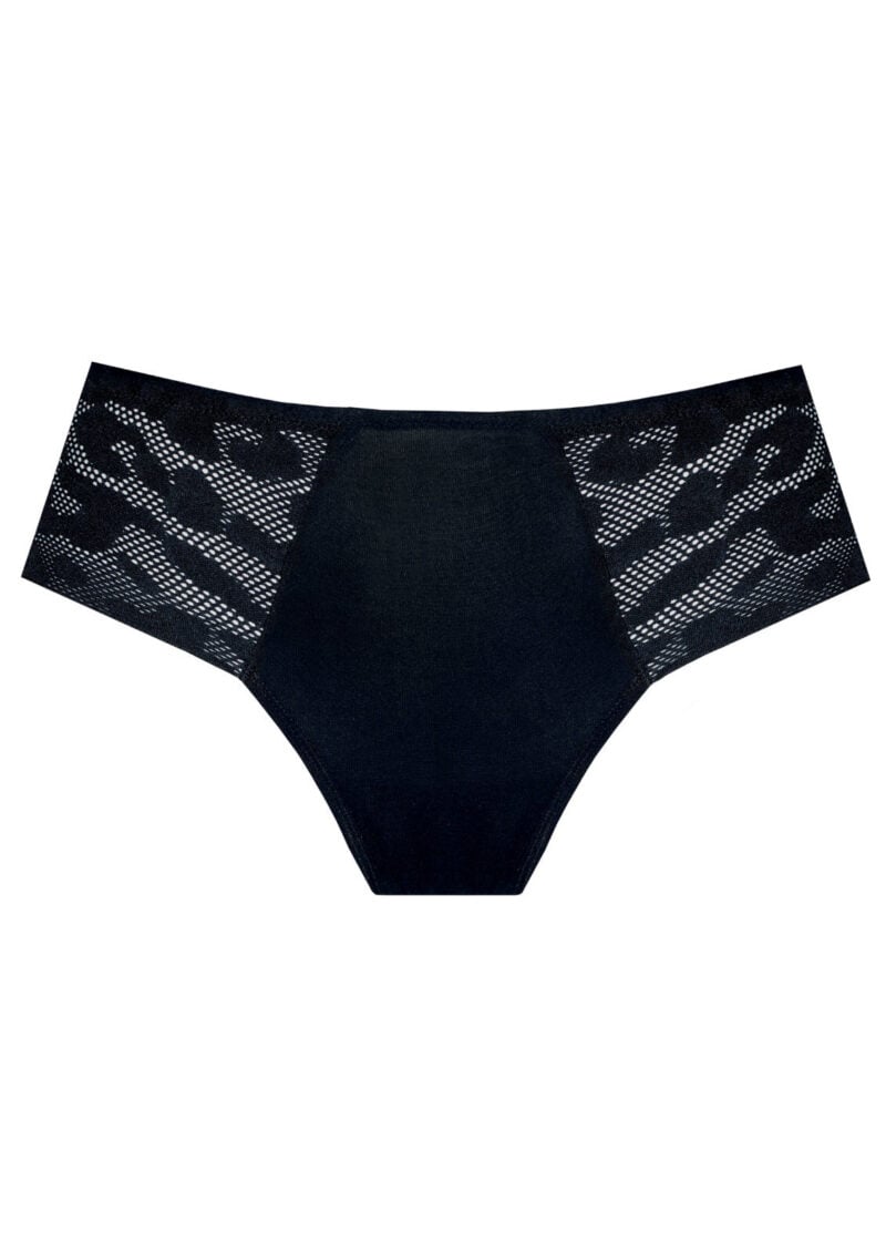 Samanta Lingerie Alex Menstruatie Brazilian string black | Lingerie By M