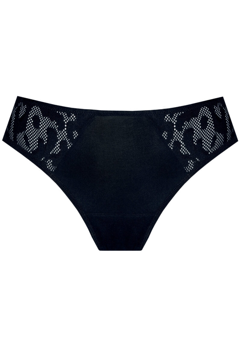 Samanta Lingerie Alex Menstruatie High waist Brief black | Lingerie By M