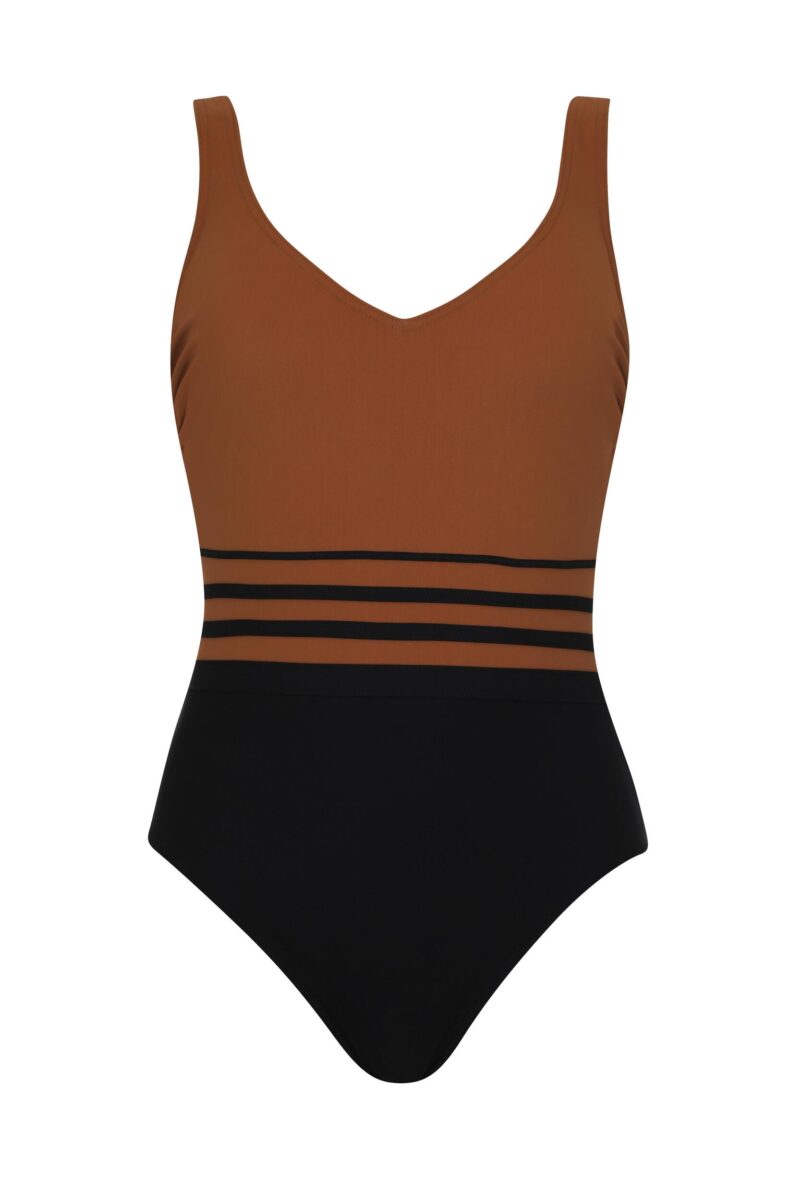 SUNFLAIR® Sunflair Badpak Shapewear Bruin | Lingerie By M