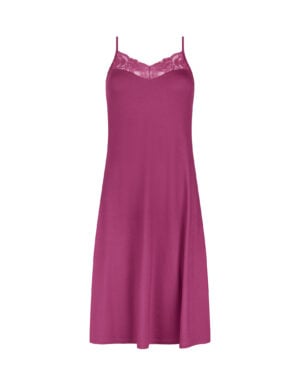 Lisca Ruth nachthemd met spaghetti-bandjes Paars
