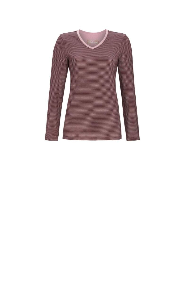 ringella-pyjama-shirt-met-v-hals-bordeaux-bp_82r_264_rjn5x6 Ringella Pyjama shirt met V-hals Bordeaux | Lingerie By M