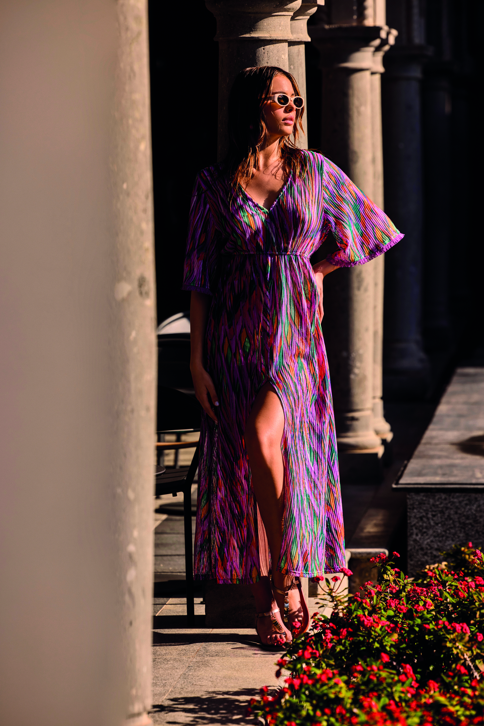 Vacanze italiane sensoria strandjurk multi-colour - xl