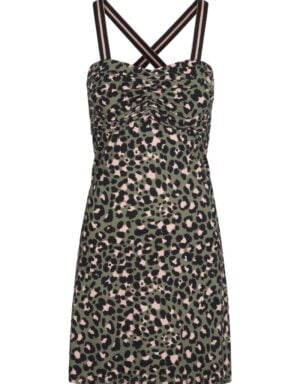 LingaDore Beach Dress leopard pink