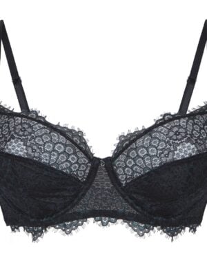 LingaDore BH niet voorgevormd Black peacock