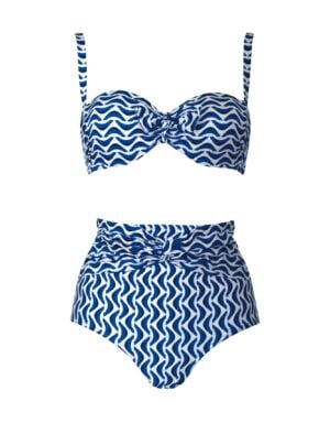 Opera Bikini Blauw  Wit