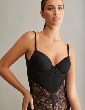 Promise Luxury VALERIA Body voorgevormd NEGRO