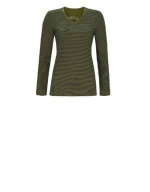 Ringella Pyjama shirt met V-hals groen