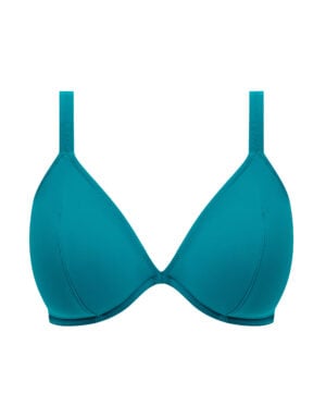 Lingerie By M - Home Freya Swimwear Jewel Cove Plunge Bikini Top Plain Moonstone