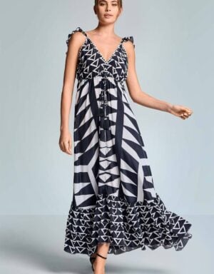 Iconique Creta Maxi Dress MULTI-COLOUR