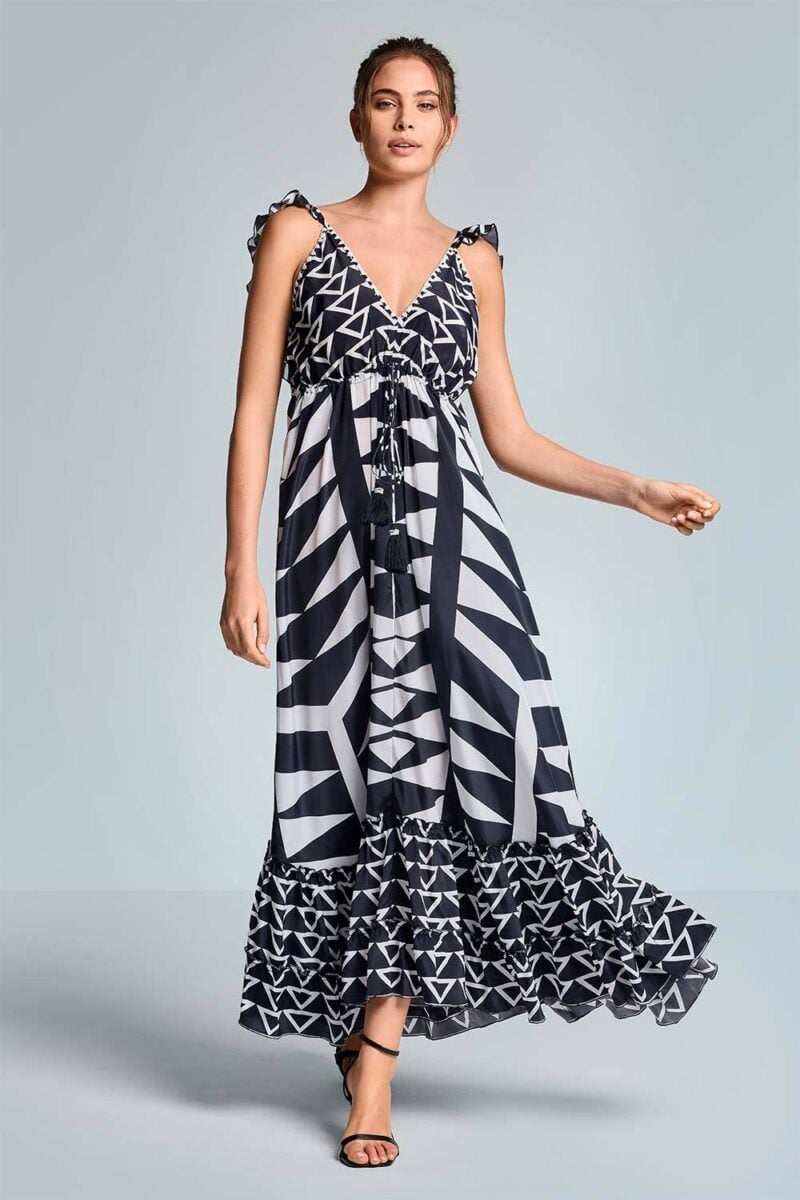 Iconique Creta Maxi Dress MULTI-COLOUR | Lingerie By M
