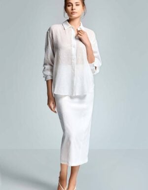 Iconique LILLY Oversize Shirt wit