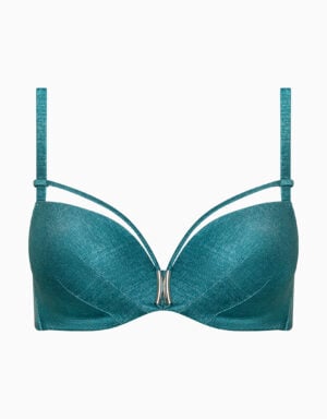 Lisca Swim Blue Lagoon Bikini Top foam cup Lagoon