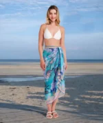 Pia Rossini RAVENA Sarong Blue