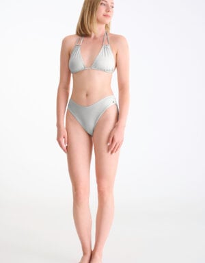 Lisca Swim Blue Lagoon Bikini Bazilian White Silver