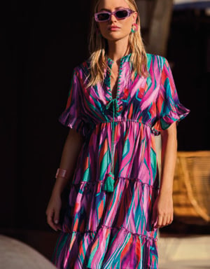 Vacanze Italiane Sensoria Dress MULTI-COLOUR