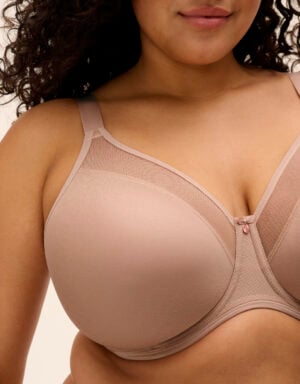 Lingerie By M - Home Elomi Lingerie SMOOTH UW Moulded Non Padded BRA Sahara
