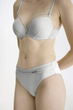 Lisca Swim Blue Lagoon Bikini High brief White Silver