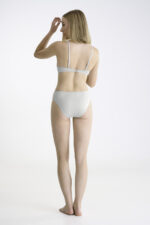Lisca Swim Blue Lagoon Bikini High brief White Silver