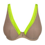 Prima Donna Twist COOLS plunge bh halve mousse cups Bruin
