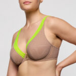 Prima Donna Twist COOLS plunge bh halve mousse cups Bruin