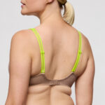 Prima Donna Twist COOLS plunge bh halve mousse cups Bruin