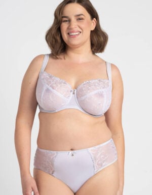 Samanta Lingerie Perla Brief White Silver